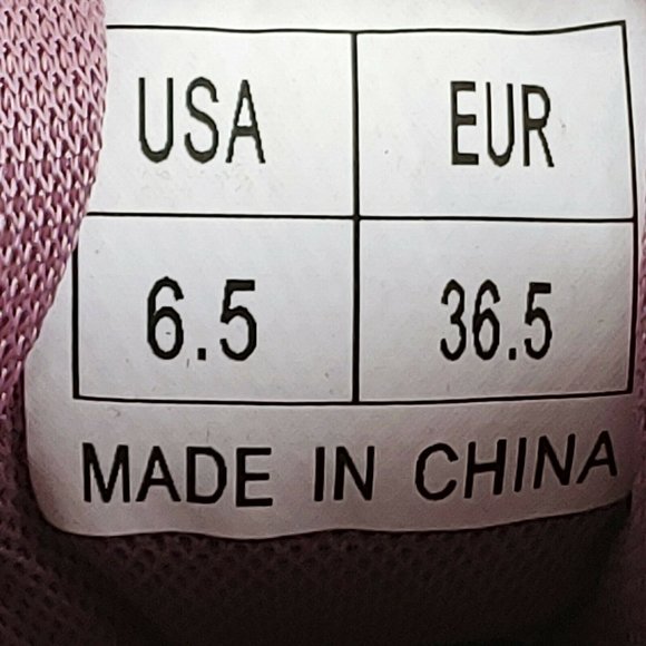 Sneakers Shoes Womens Purple Knit‎ Low Top Lace Up Wedge 6.5 EUR 36.5 New - Picture 9 of 9